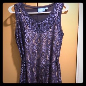 Vera Wang cocktail dress.  Navy blue